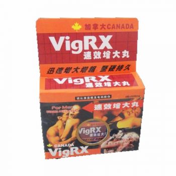 正品VigRX速效增大丸 男性房事助勃增硬延時壯陽藥 治療陽痿早洩 6盒/罐