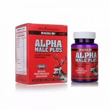 美國正牌Alpha Male Plus勁霸男性陰莖增大丸 壯陽持久藥 60顆/盒